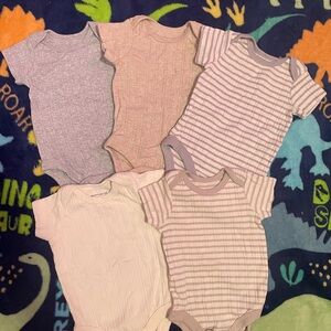 Gray and Tan Bodysuits Soft Cotton One Pieces